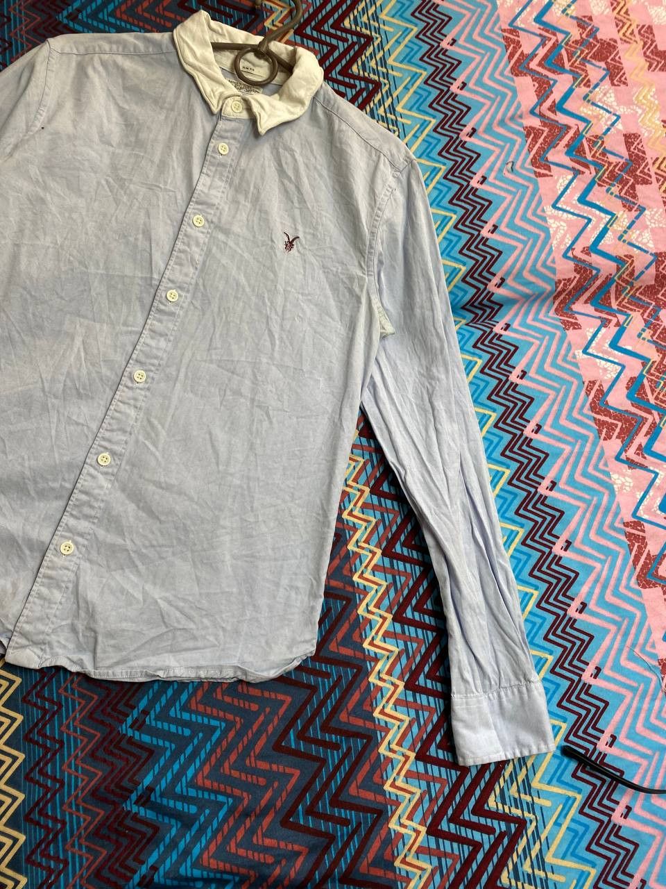 Allsaints Vintage Y2K shirt Allsaints logo streetwear Size US S / EU 44-46 / 1 - 7 Thumbnail