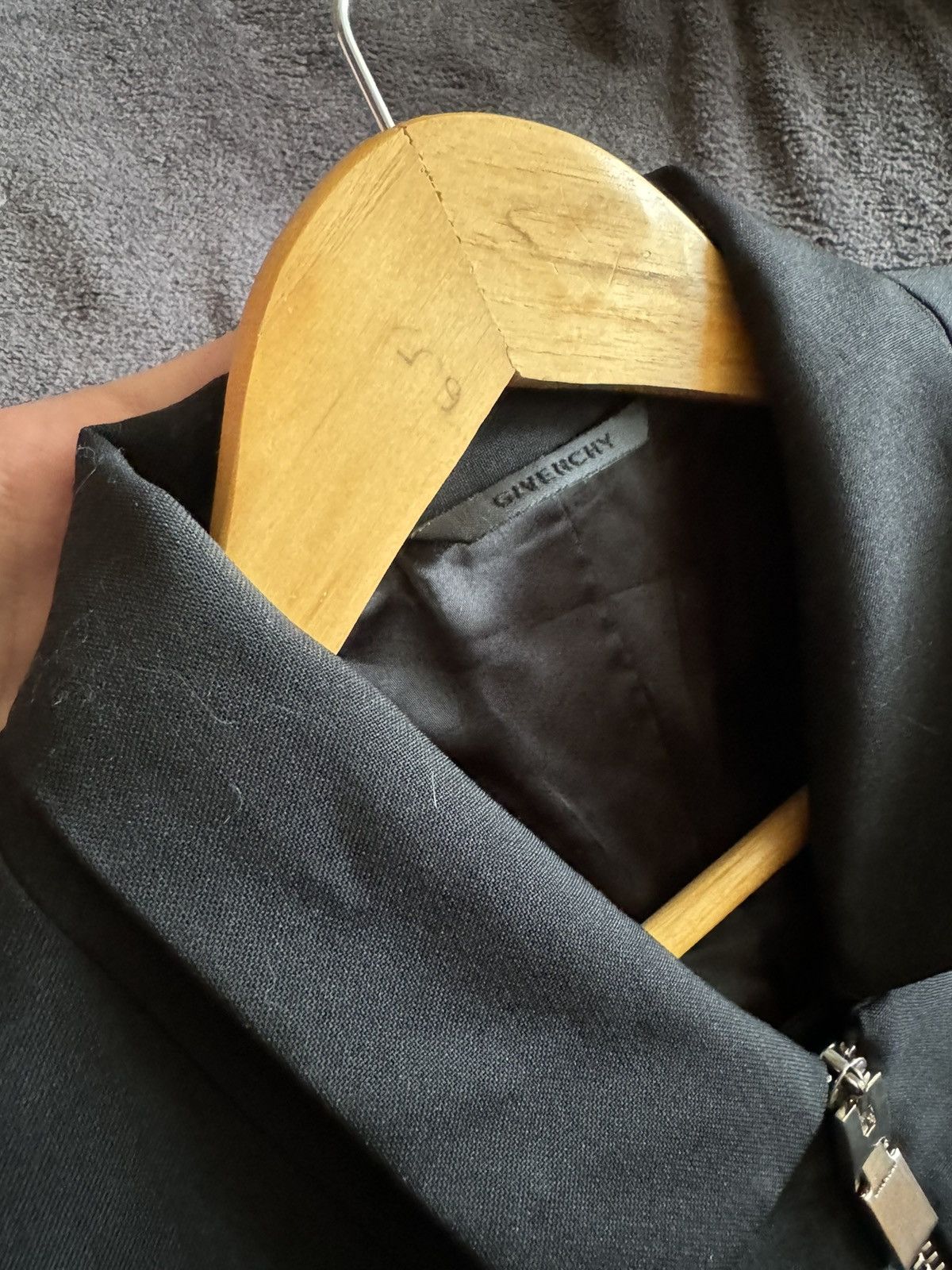 Givenchy Givenchy zip up woman's blazer jacket Avant-Garde Size XS / US 0-2 / IT 36-38 - 6 Thumbnail