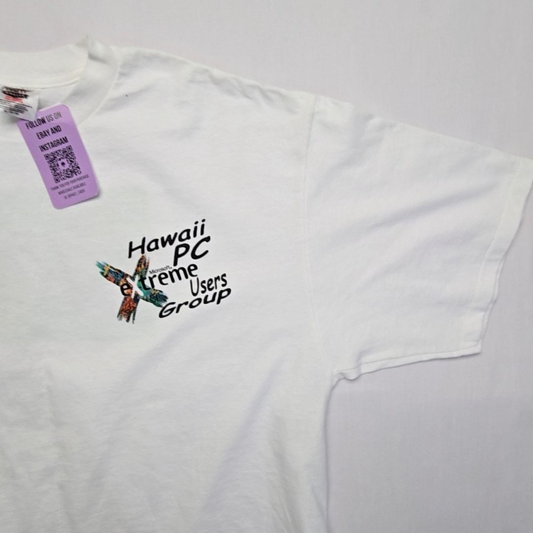 Vintage Vintage Hawaii PC Extreme Users Group XL Microsoft White Tee Size US XL / EU 56 / 4 - 6 Thumbnail