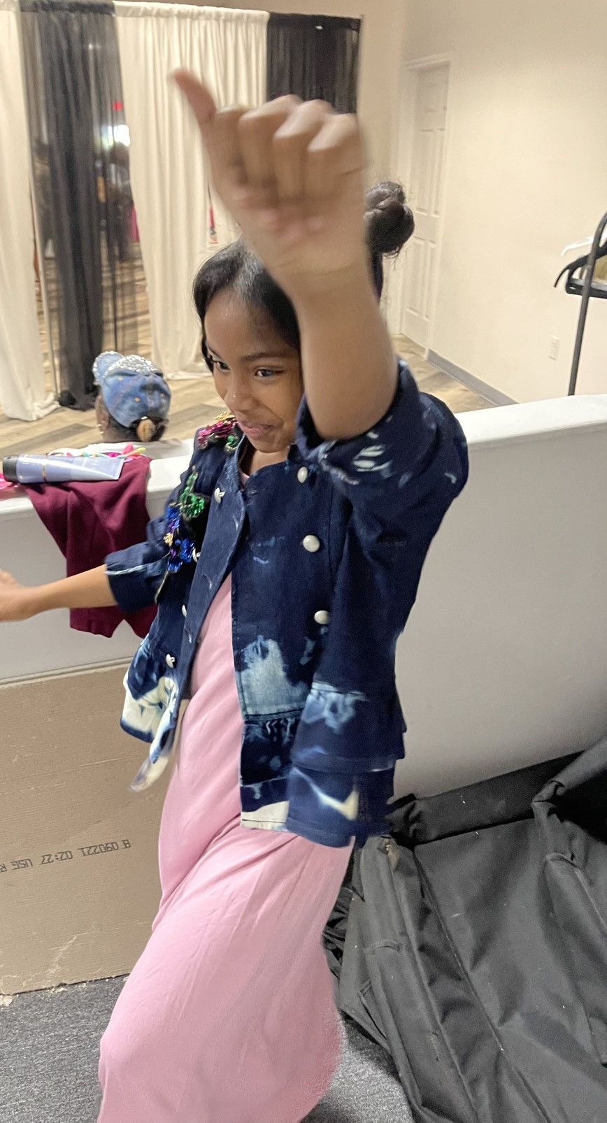 Gap Gap Kids custom distressed peplum 1969 foot denim jacket Size XXL / US 16-18 / IT 52-54 - 4 Thumbnail