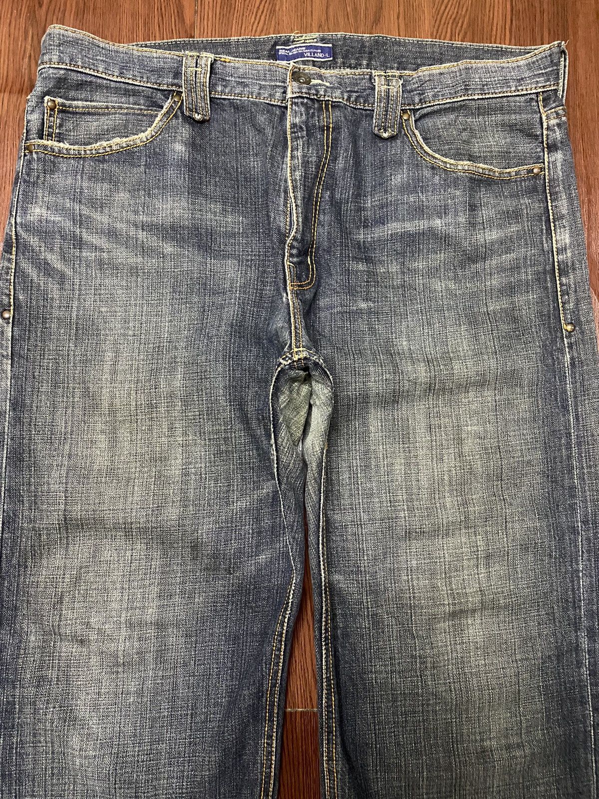 Japanese Brand Vintage Japanese Brands Blue Faded Washed Baggy Jeans Size US 38 / EU 54 - 3 Thumbnail