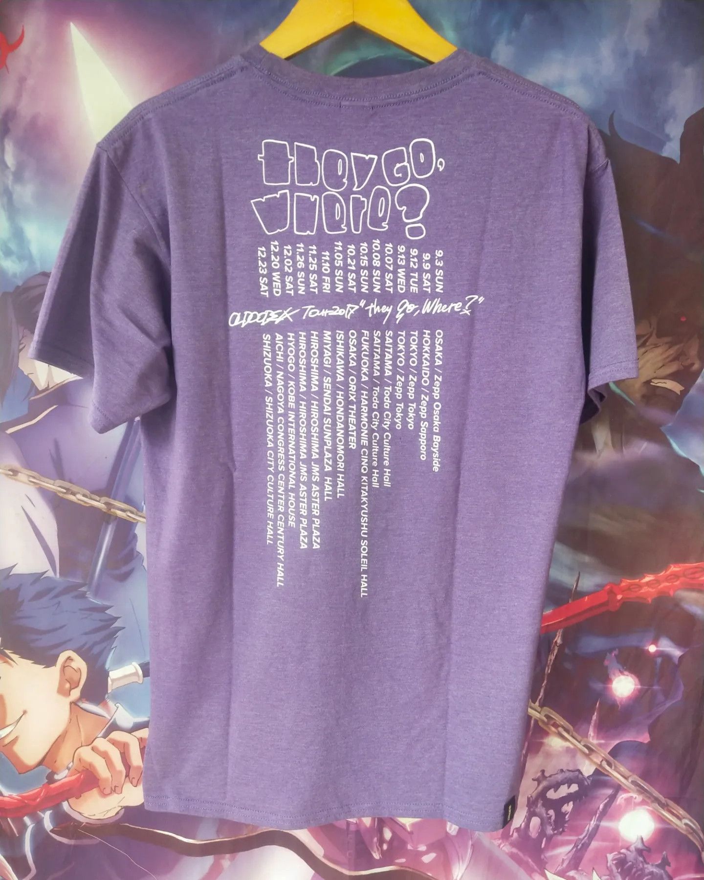Band Tees Oldcodex They Go, Where Tour 2017 Band Tee Size US M / EU 48-50 / 2 - 3 Thumbnail