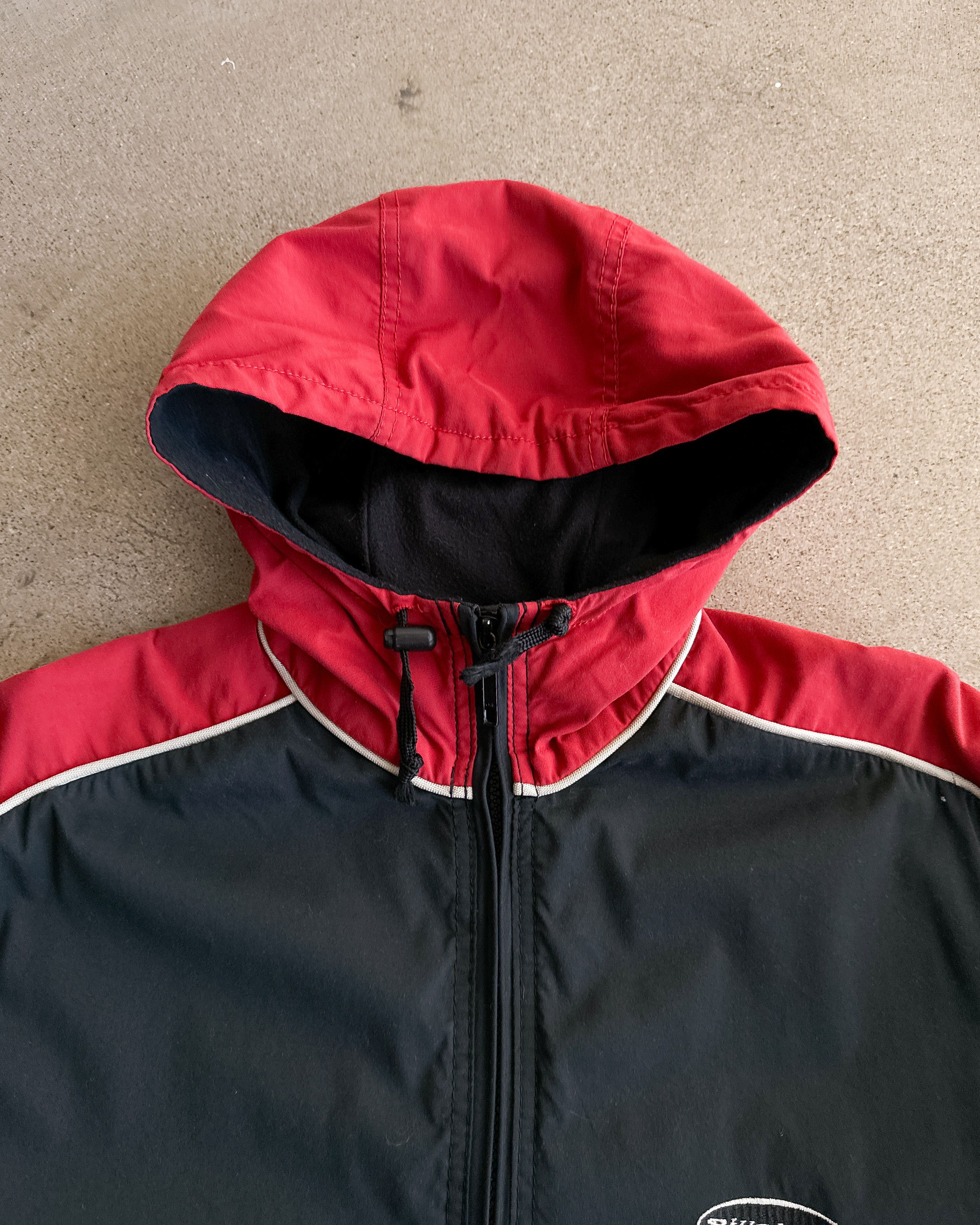 Vintage Vintage 90s Billabong Mammoth Hooded Puffer Jacket Black Red Size US L / EU 52-54 / 3 - 11 Thumbnail