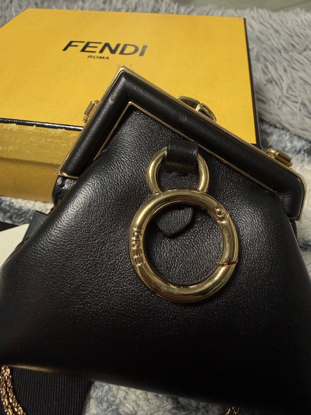 Fendi Fendi Nano First Black Size ONE SIZE - 4 Thumbnail