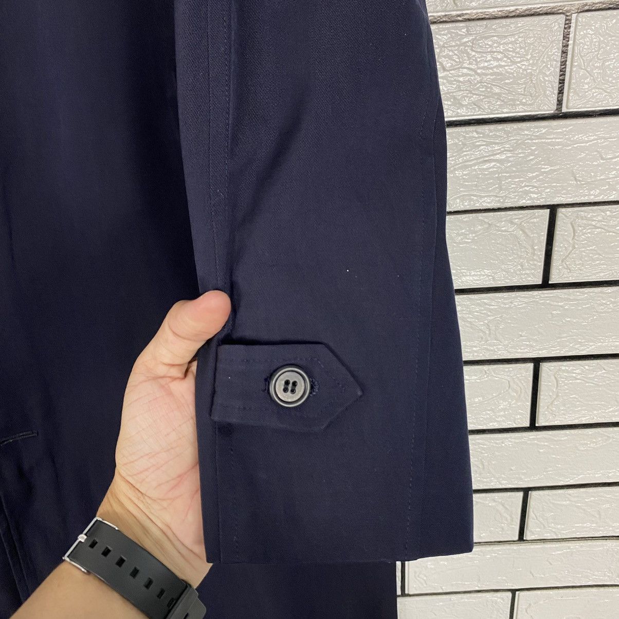Yohji Yamamoto 🔥VINTAGE LONG JACKET FLY BUTTON LQ Y’S FOR MEN Size US M / EU 48-50 / 2 - 17 Thumbnail