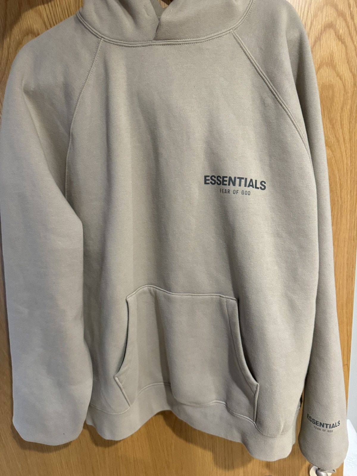 Essentials Essentials Taupe hoodie ss22 | Grailed