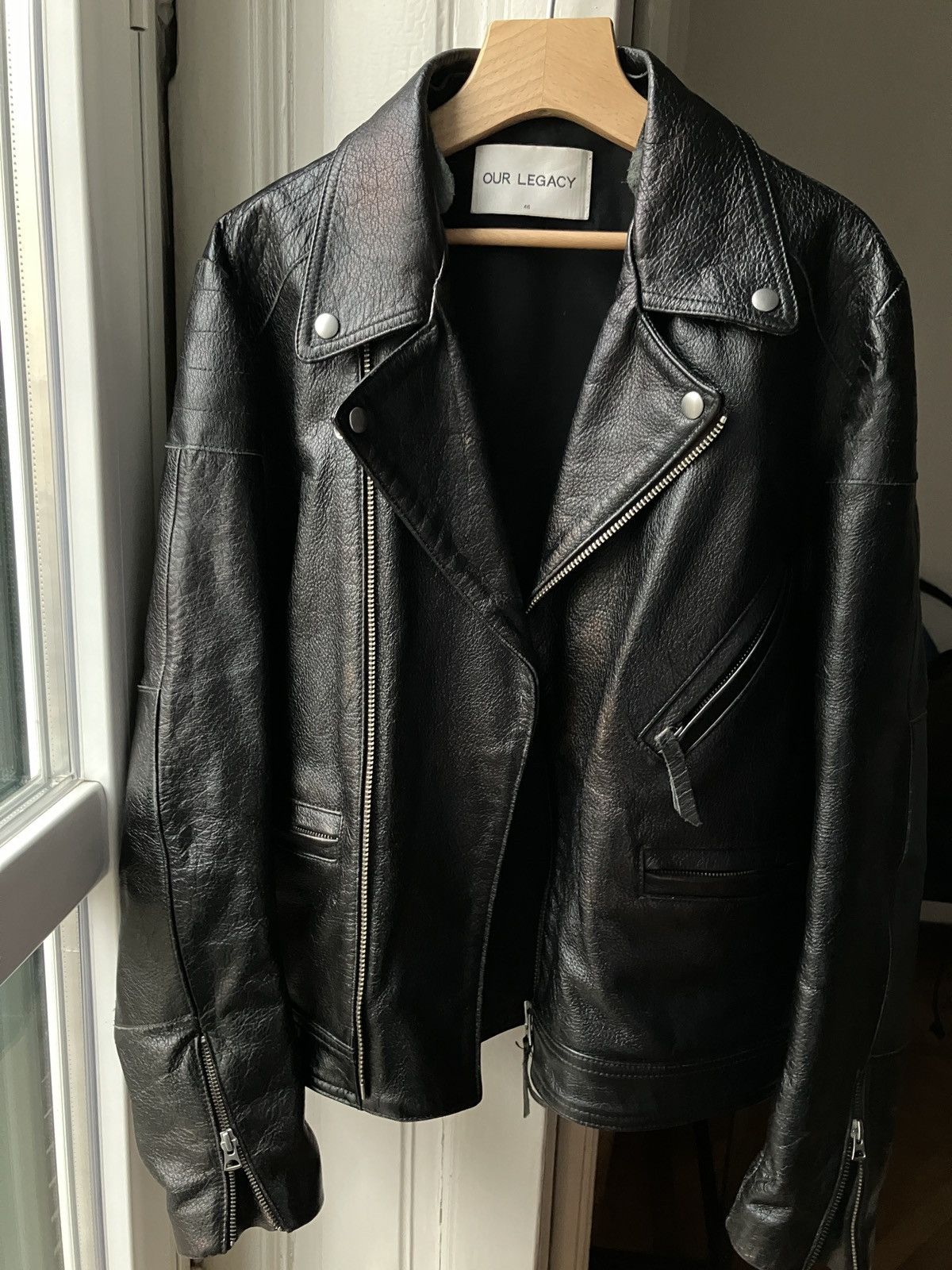 Our Legacy Our Legacy Leather Biker Jacket Size US M / EU 48-50 / 2 - 5 Thumbnail