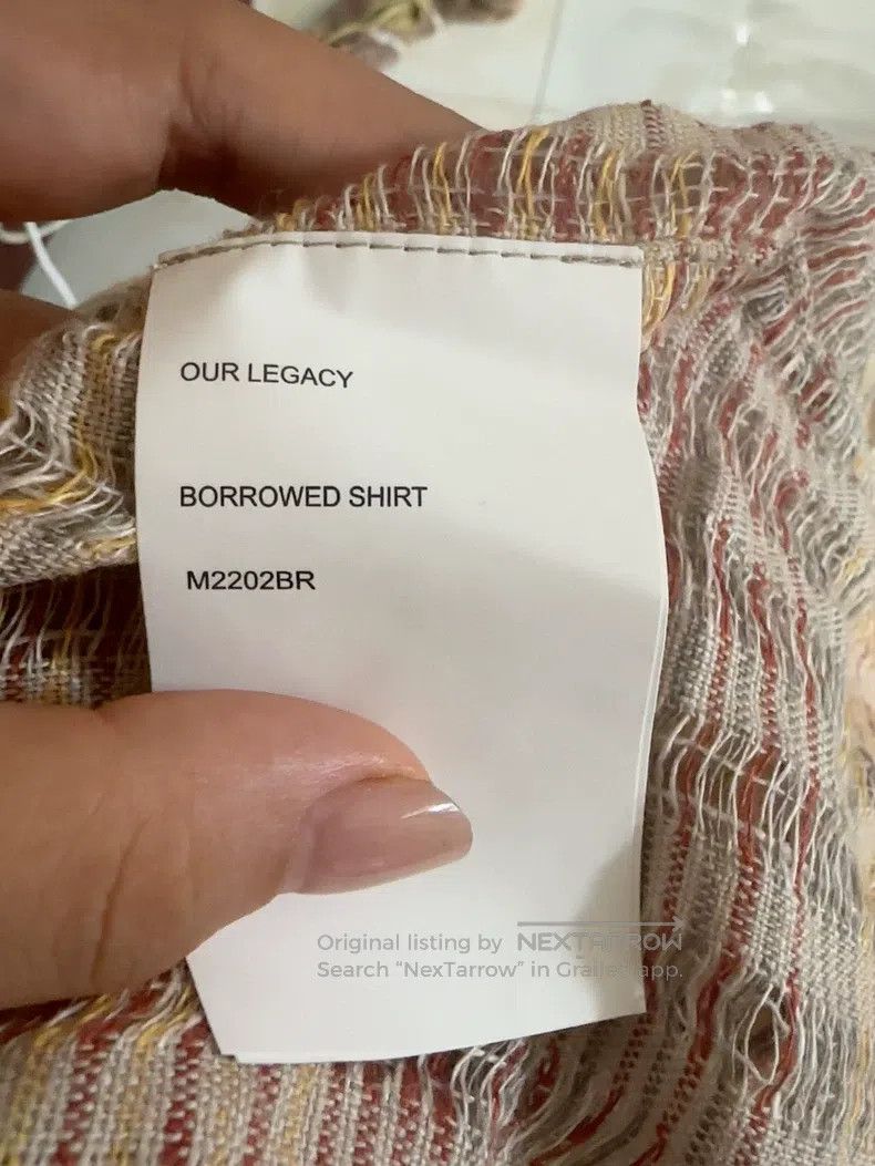 Our Legacy Our Legacy Rippled colored woven openwork shirt Size US XS / EU 42 / 0 - 5 Thumbnail