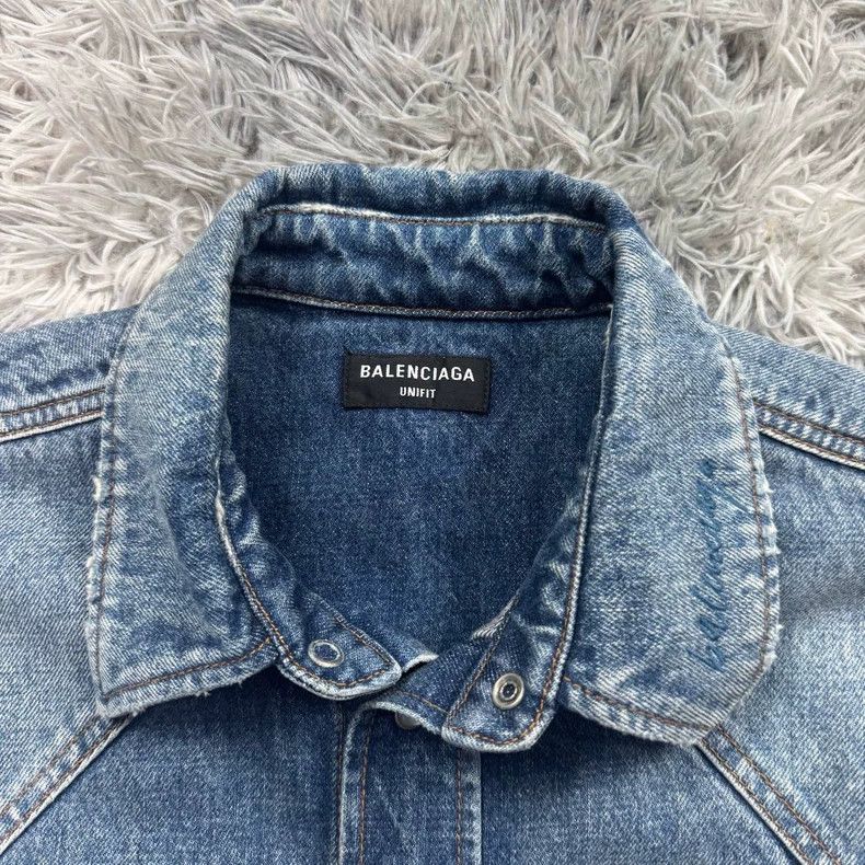 Balenciaga Balenciaga Denim vest jacket Size US XS / EU 42 / 0 - 2 Thumbnail
