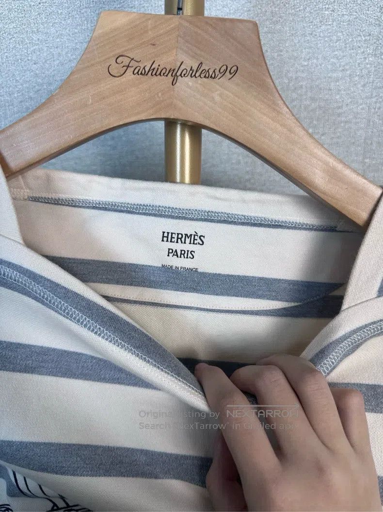 Hermes Hermes Striped Printed Dress Size XS / US 0-2 / IT 36-38 - 3 Thumbnail