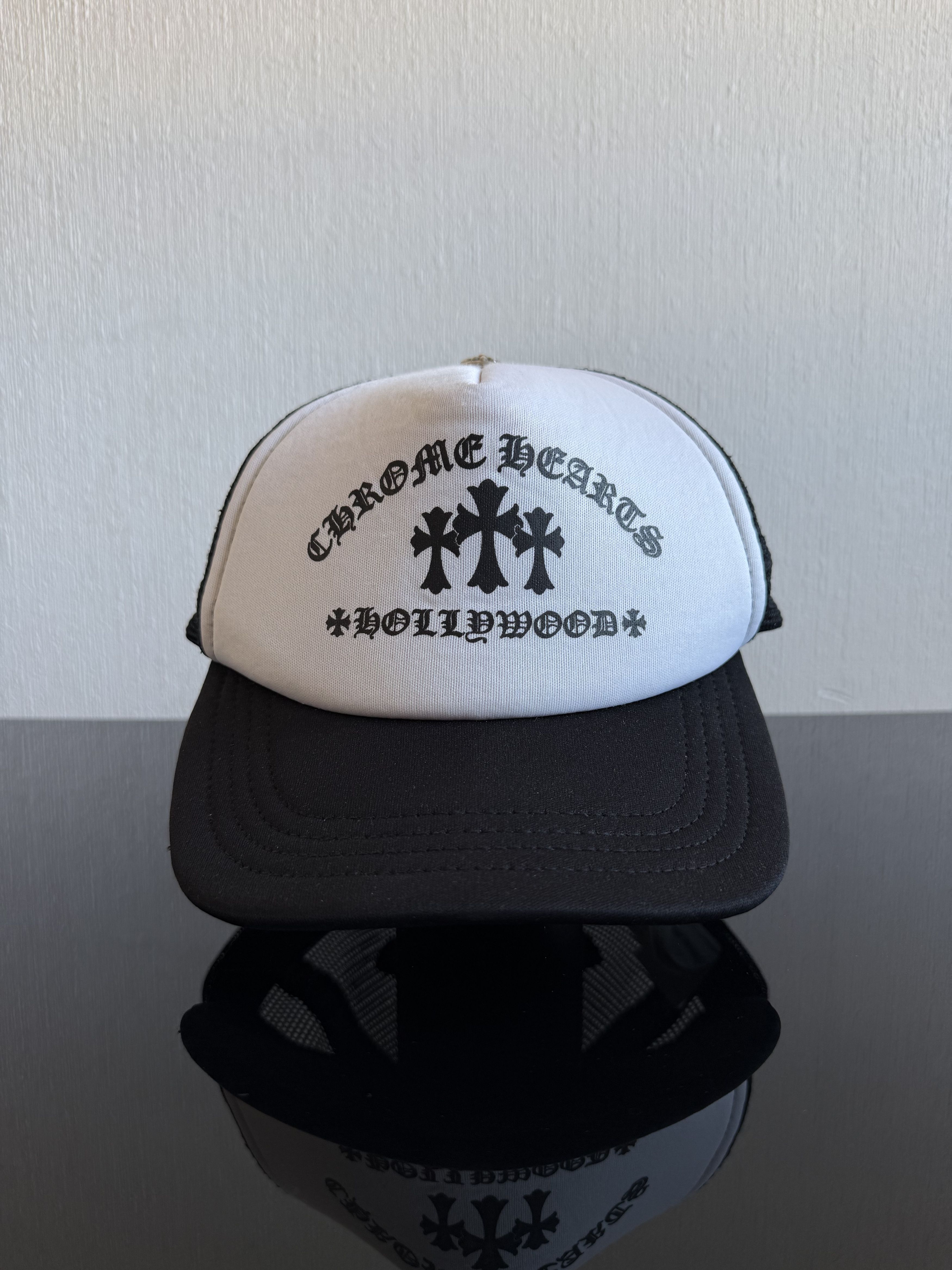 Chrome Hearts Hollywood Cross King Taco Trucker Cap