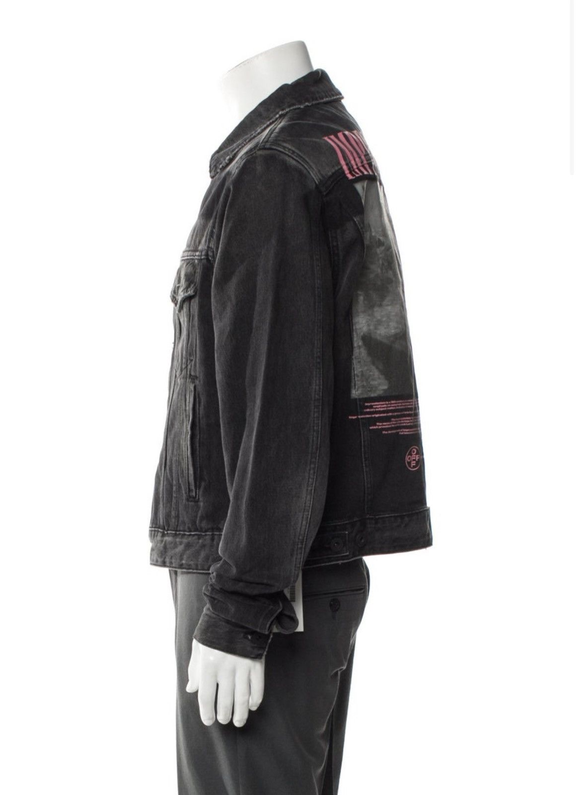 Off-White Off Whote Denim Jacket Impression Size US S / EU 44-46 / 1 - 2 Thumbnail