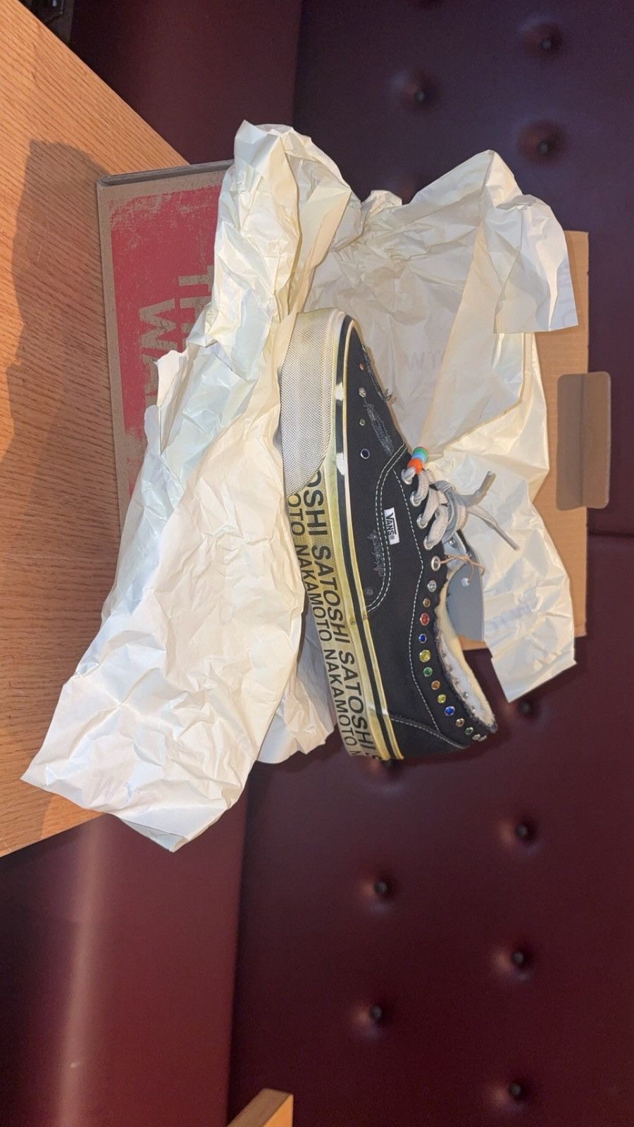 Van Vans OTW Era 95 Satoshi Nakamoto Lucky Charm Size US 9 / EU 42 - 7 Thumbnail