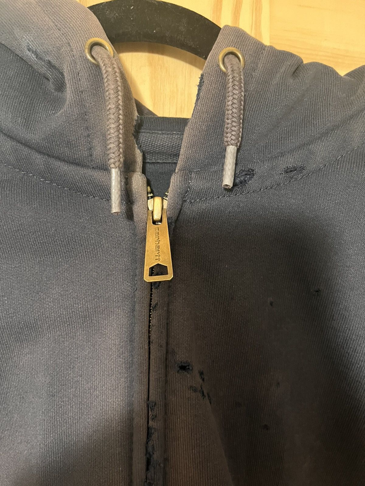 Carhartt Sun Faded carhartt distressed zip up hoodie Size US L / EU 52-54 / 3 - 9 Thumbnail