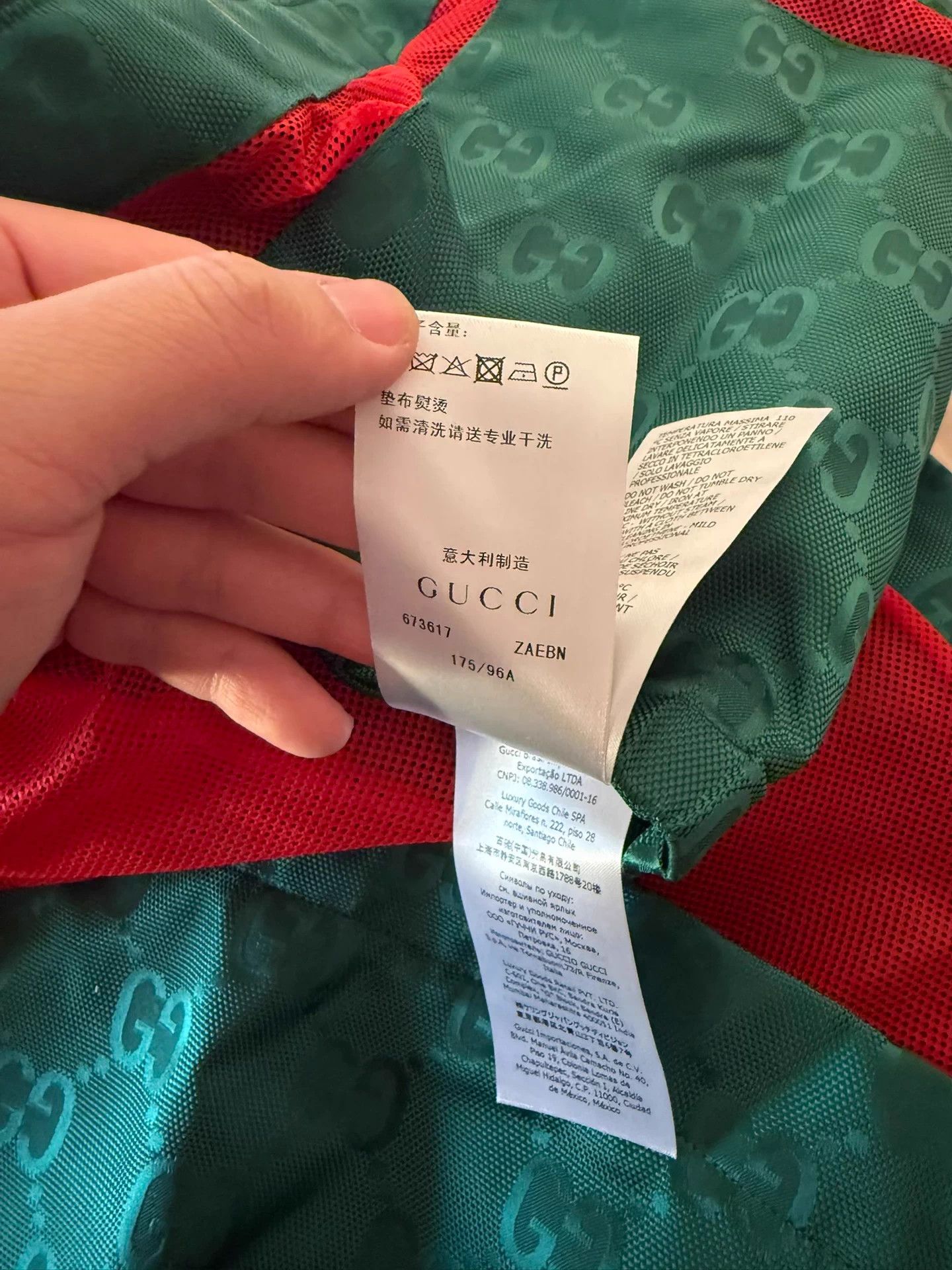 Gucci Gucci Full Logo Green Jacket Size 50 Size US M / EU 48-50 / 2 - 8 Thumbnail