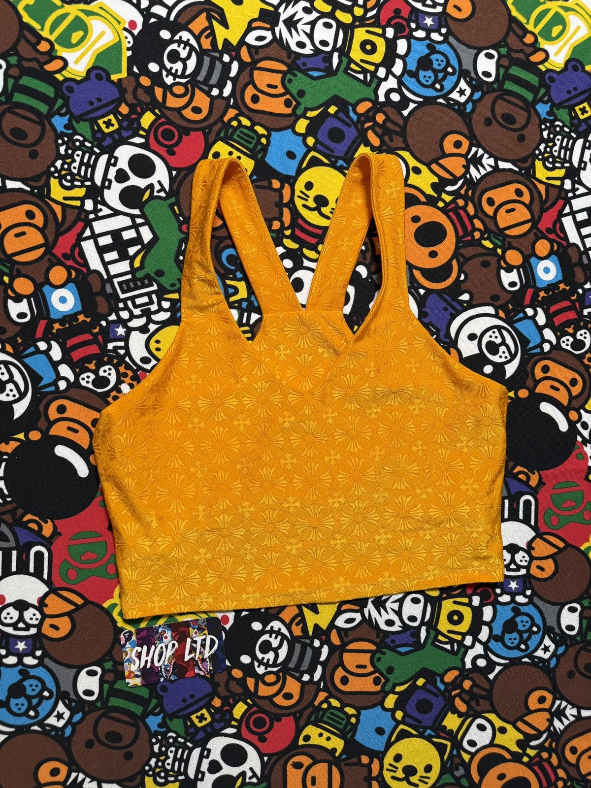 Chrome Hearts Chrome Hearts Women’s Marigold 5 Suede Sports Top Size M / US 6-8 / IT 42-44 - 2 Thumbnail