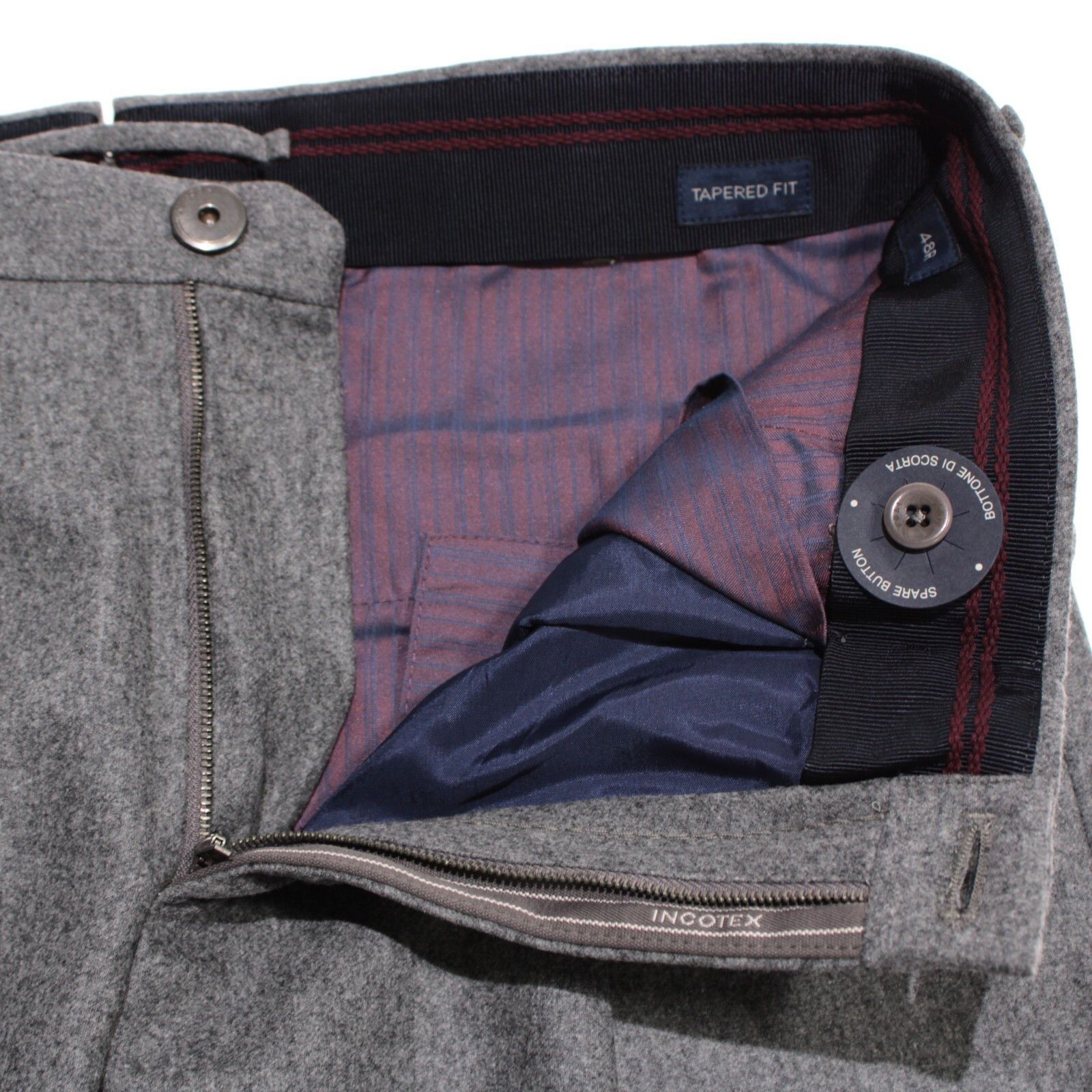 Incotex INCOTEX New with tags Dress Pants Size 32 US In Gray Size US 32 / EU 48 - 4 Thumbnail