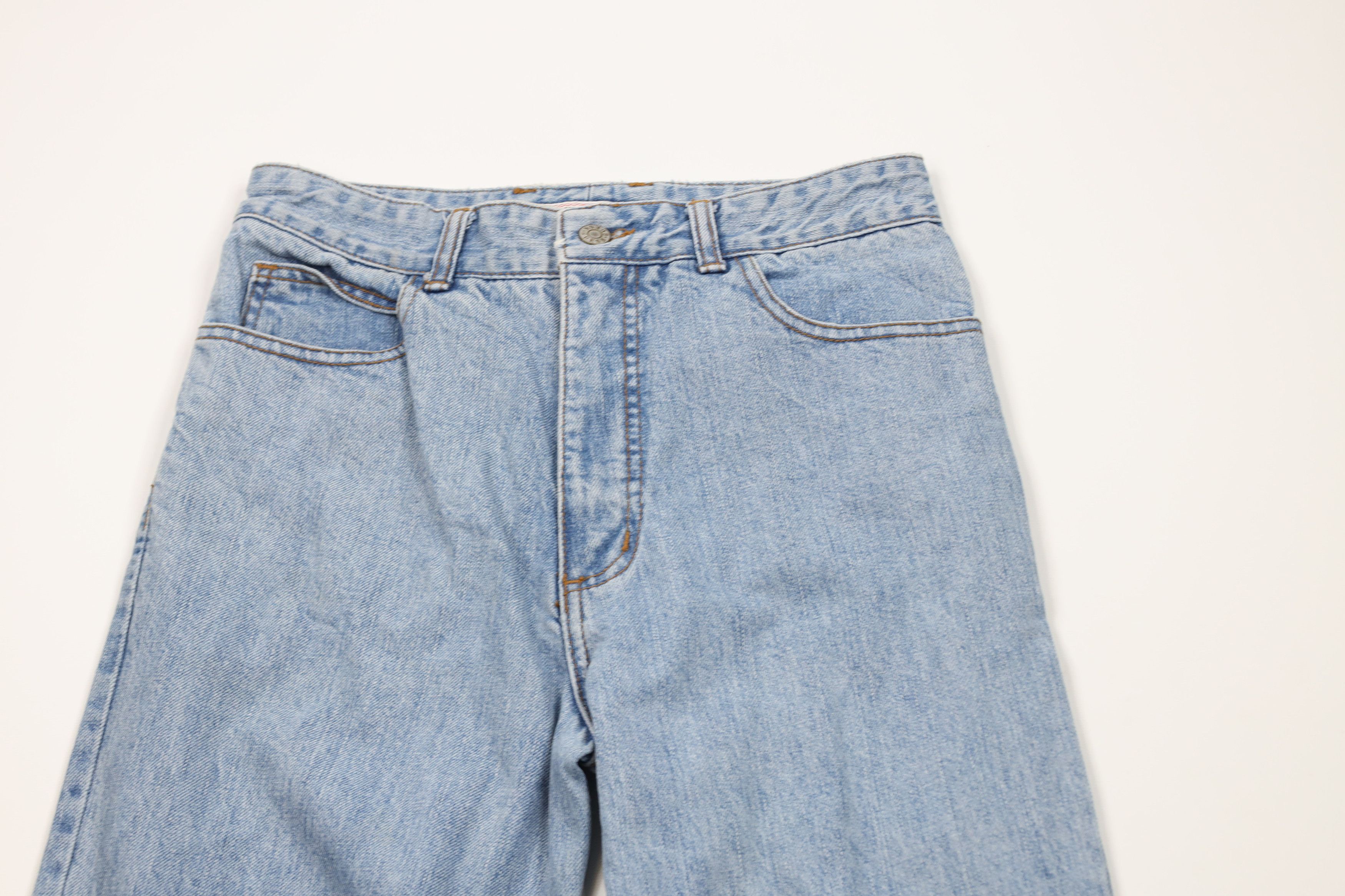 Guess Vintage 80s 90s Guess Tapered Leg Denim Jeans Blue USA Size 31" - 2 Thumbnail