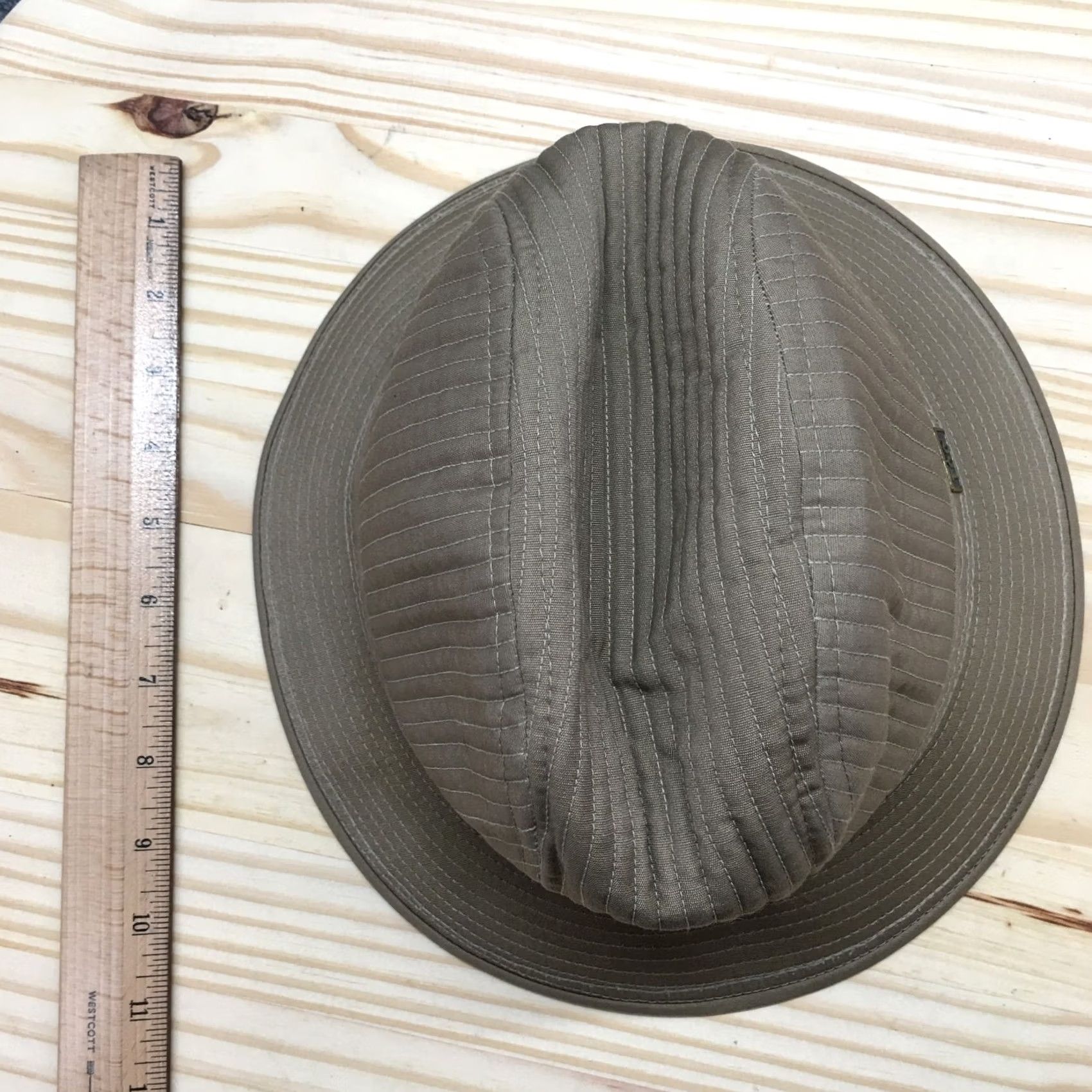 London Fog VINTAGE London Fog Fedora Hat Unisex Brown Medium Rain Size ONE SIZE - 5 Thumbnail