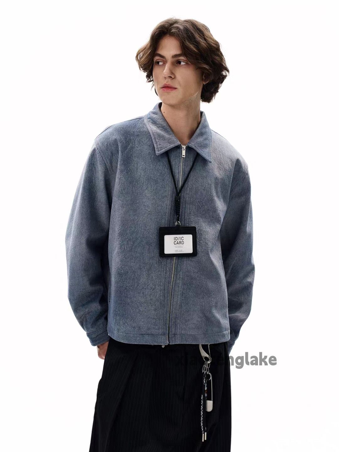 Vintage Utility zipper woolen yuppie loose hiphop y2k jacket Size US M / EU 48-50 / 2 - 2 Thumbnail