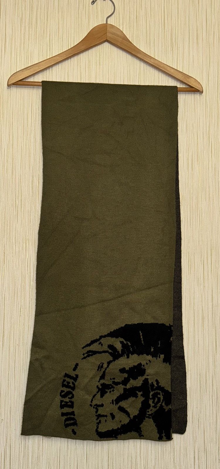 Diesel × Vintage Diesel big logo scarf wrap Y2K vintage Size ONE SIZE - 8 Thumbnail