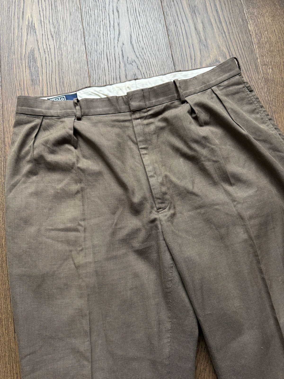 Polo Ralph Lauren Vintage 90s Polo Ralph Lauren Woven Dress Pants Size US 38 / EU 54 - 3 Thumbnail