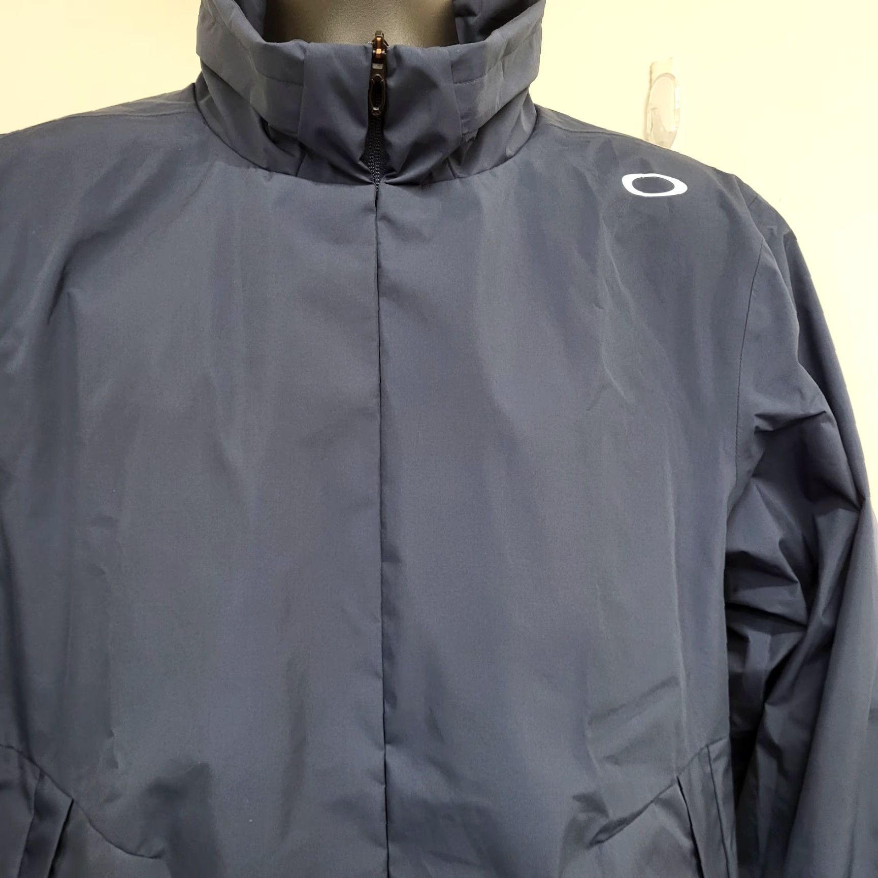 Oakley Oakley Jacket Men's M Blue Performance Fit Hood & Logo Outdoor Hiking Jacket Size US M / EU 48-50 / 2 - 5 Thumbnail