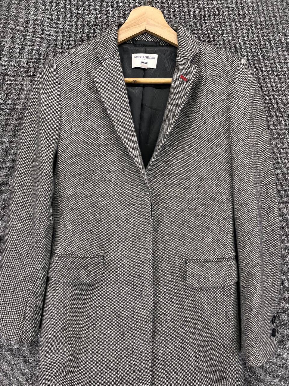 Japanese Brand Ins de La Fressange X Uniqlo Luxury Rare Wool Coat Jacket Size S / US 4 / IT 40 - 4 Thumbnail