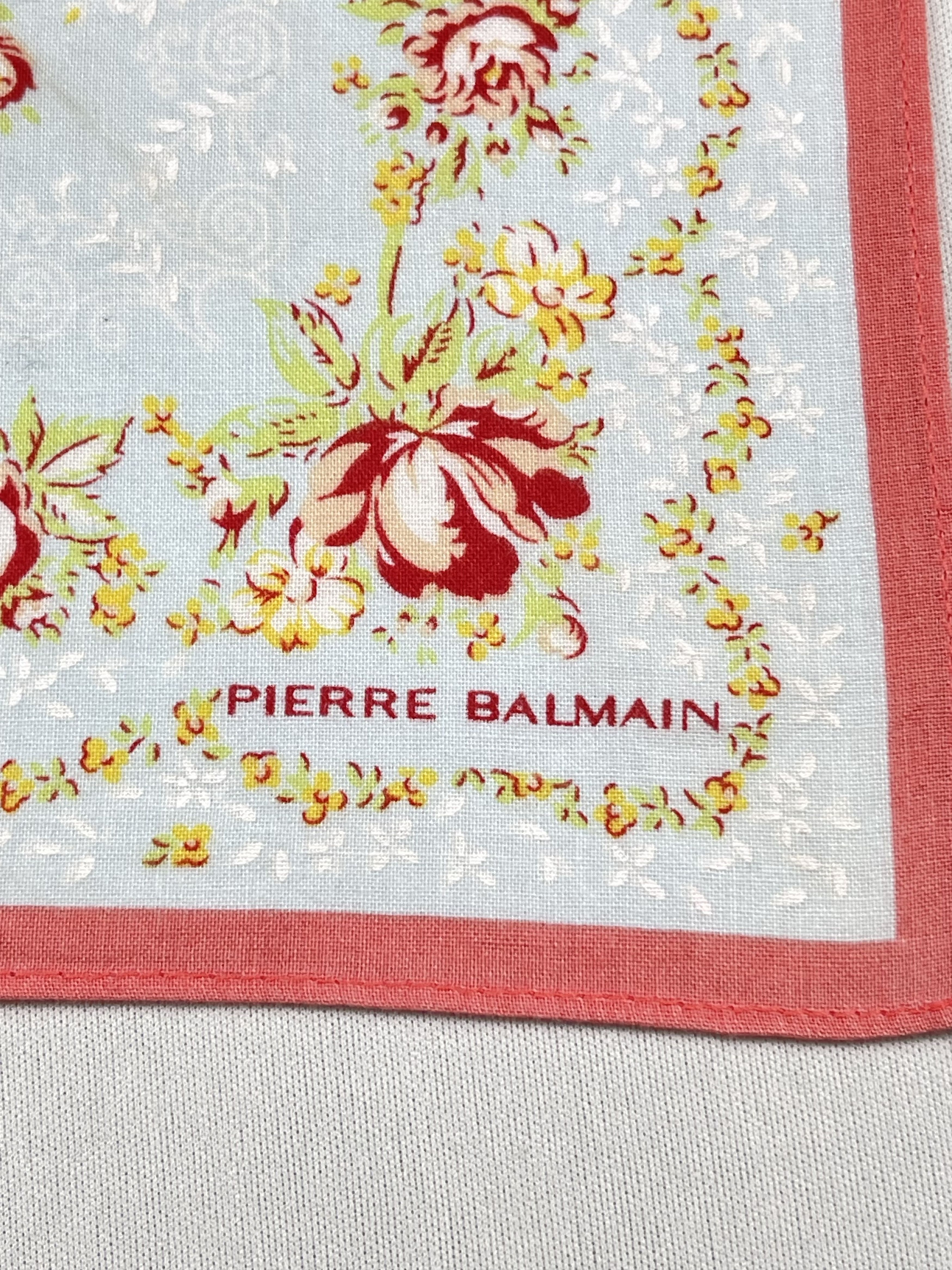 Pierre Balmain Vtg Pierre Balmain Handkerchief Pocket Square Bandana HM0051 Size ONE SIZE - 6 Thumbnail