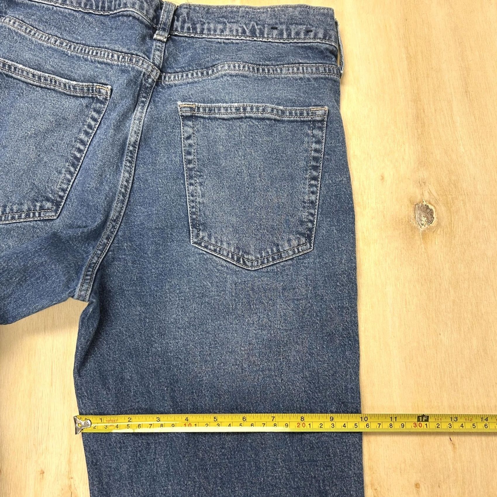 Gap VINTAGE Gap Jeans Womens 8/29 Regular Medium Wash Relaxed Straight Denim 5-Pocket Mens? Size 30" / US 8 / IT 44 - 7 Thumbnail