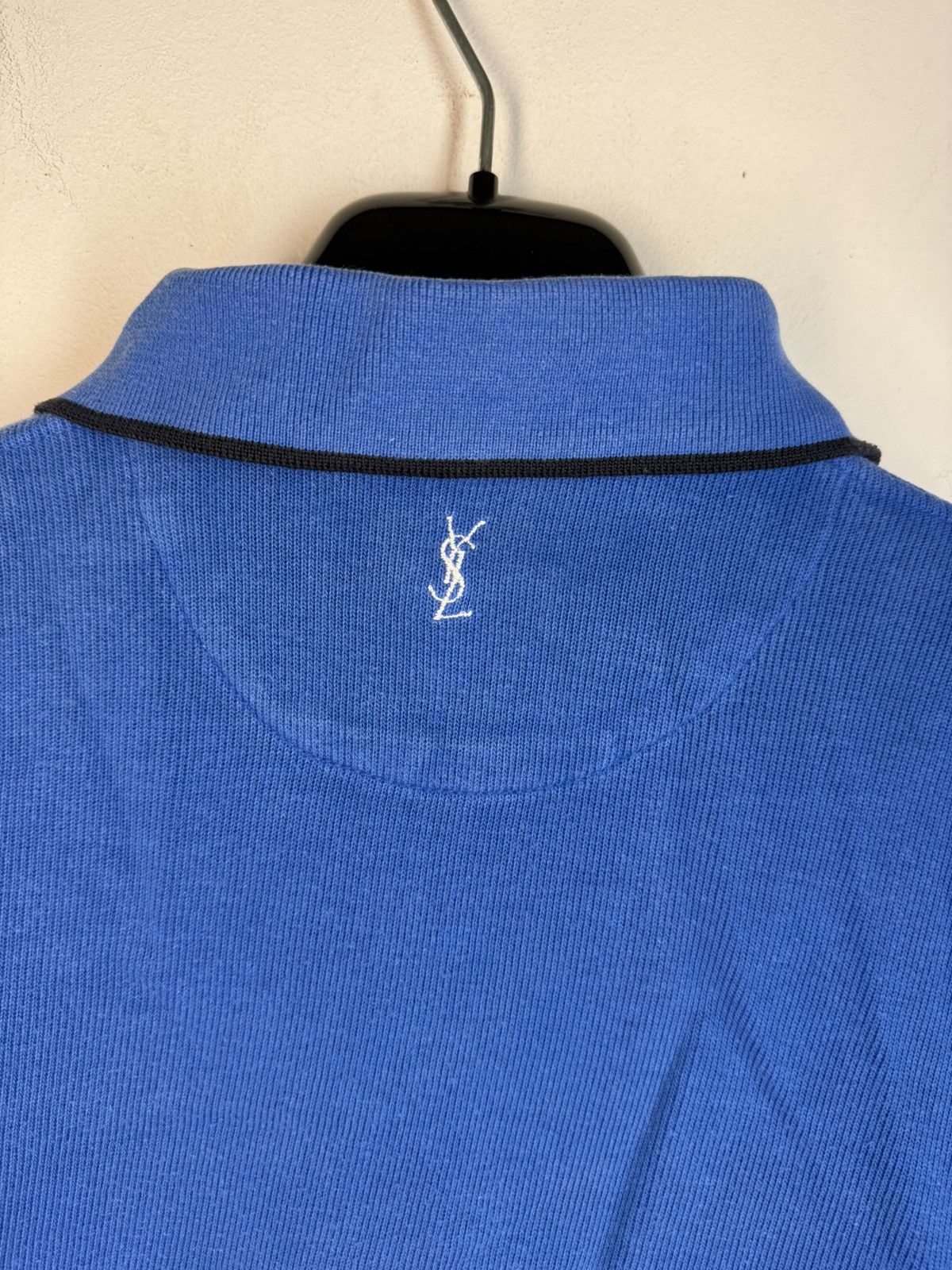 Yves Saint Laurent 90s YSL Sweatshirt 1/4 Quarter Zip y2k Sweater Old Money Size US M / EU 48-50 / 2 - 12 Thumbnail