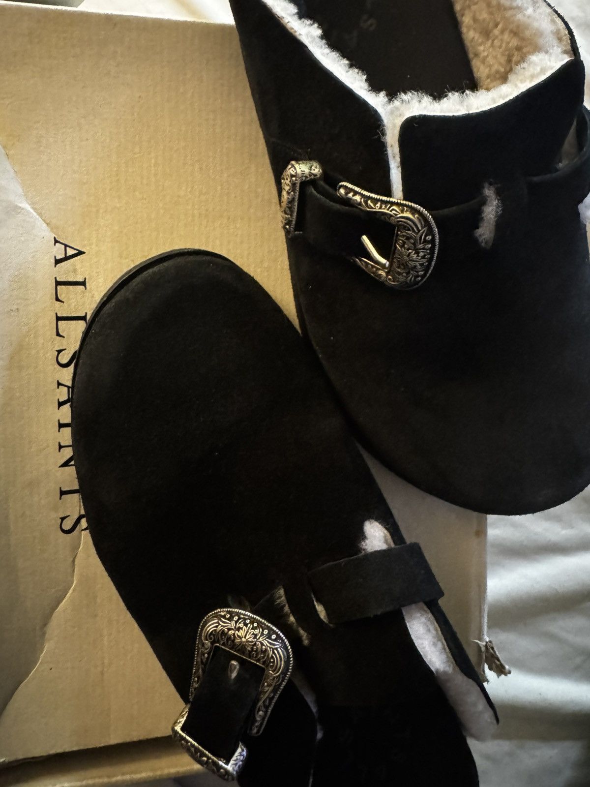 Allsaints Allsaints -Shearling Mule Size US 11 / EU 44 - 2 Thumbnail