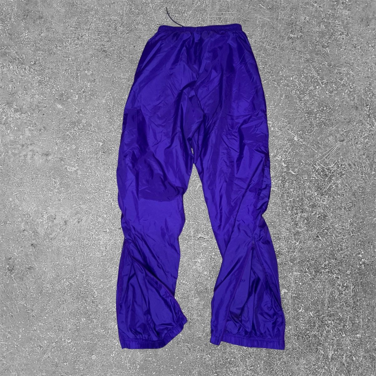 Nike × Vintage Vintage VTG 90s Nike Purple Nylon Track Pants XS Size US 29 - 5 Thumbnail
