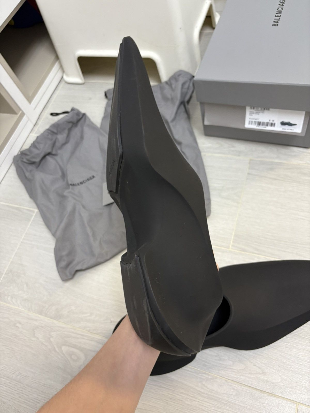 Balenciaga Space Shoe Size 42 matte black Size US 9 / EU 42 - 6 Thumbnail
