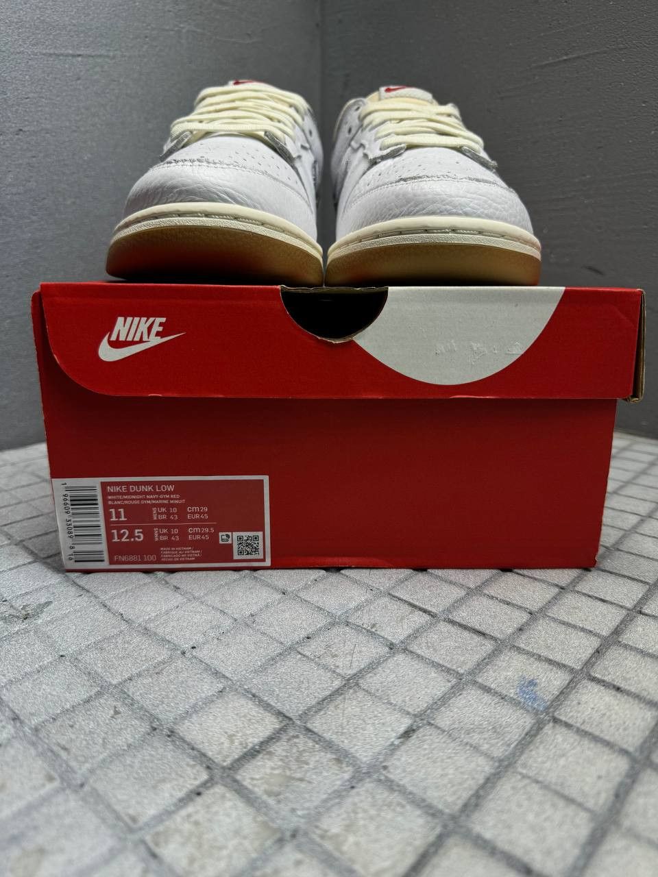 Nike Nike Dunk Low SE New Americana Pack Leather Size US 12 / EU 45 - 3 Thumbnail