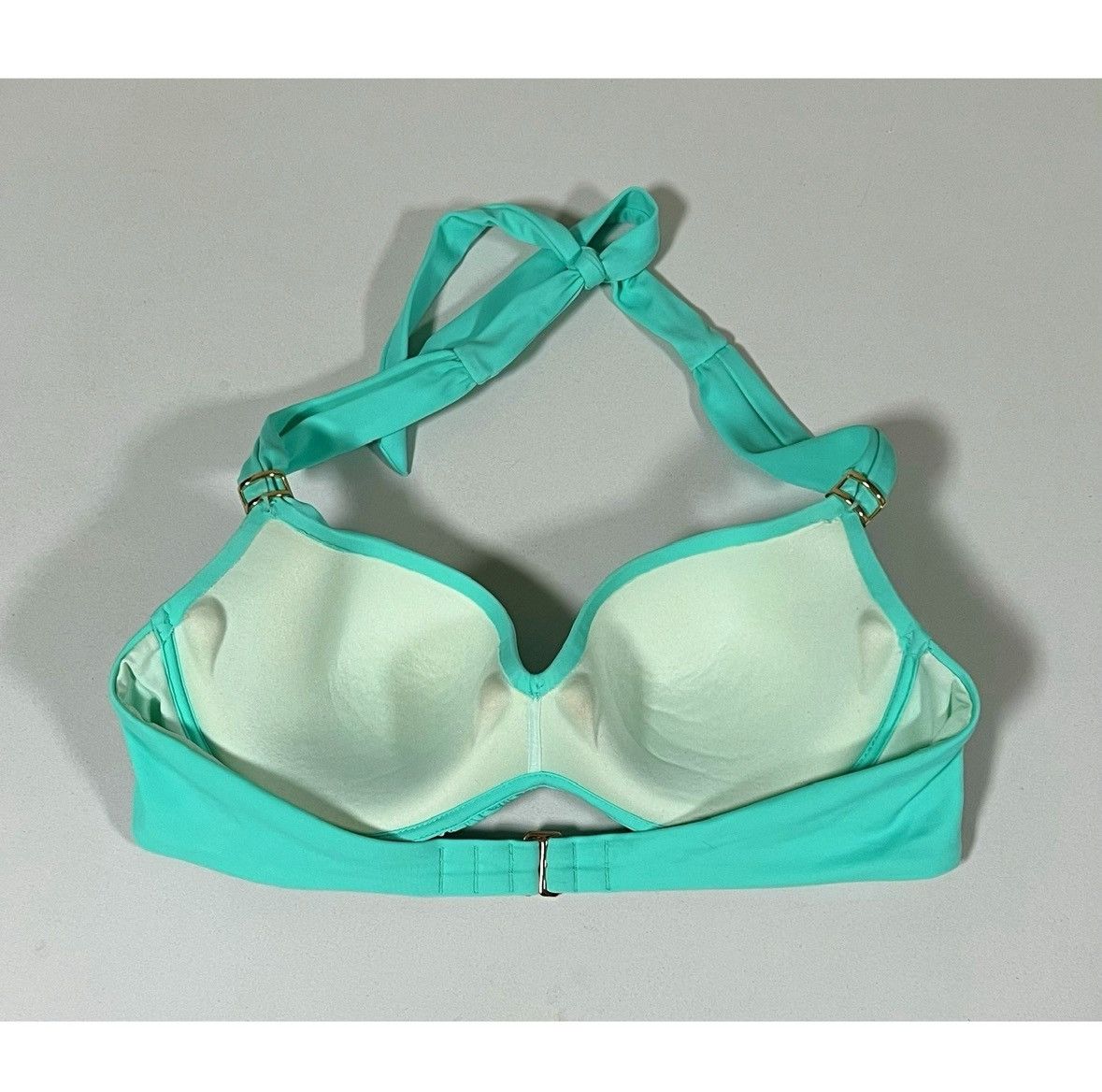Designer × Victoria's Secret × Vintage Victoria’s Secret Blue Halter Bikini Top Swimwear Size 34A🩵✨ Size XS / US 0-2 / IT 36-38 - 4 Thumbnail