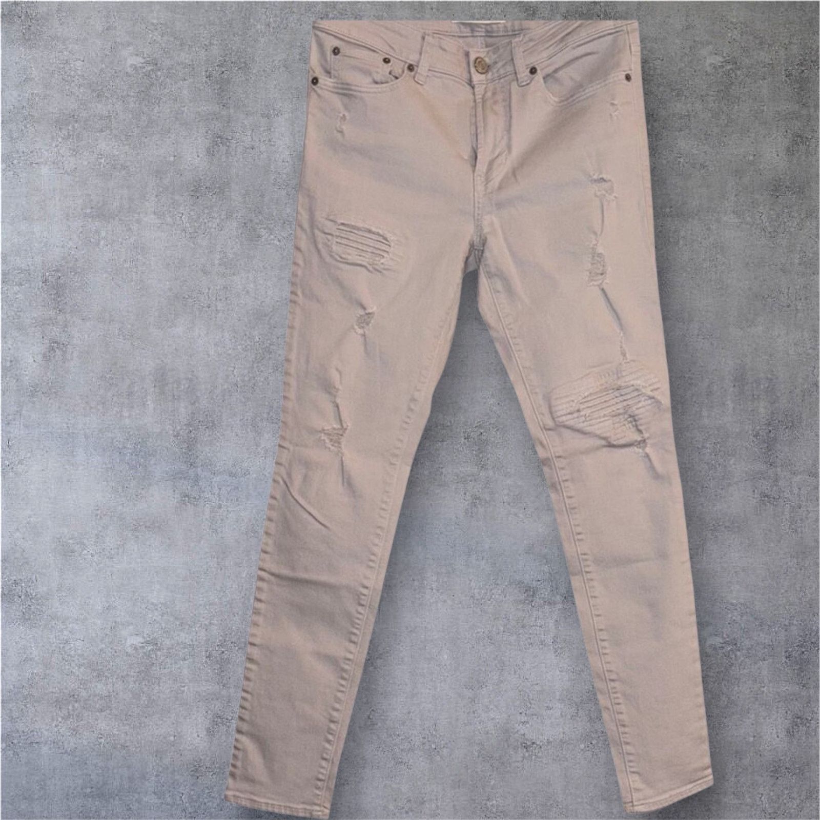 Pacsun Pacsun Stylish Gray Distressed Jeans - Size 30 Size US 30 / EU 46 - 1 Thumbnail