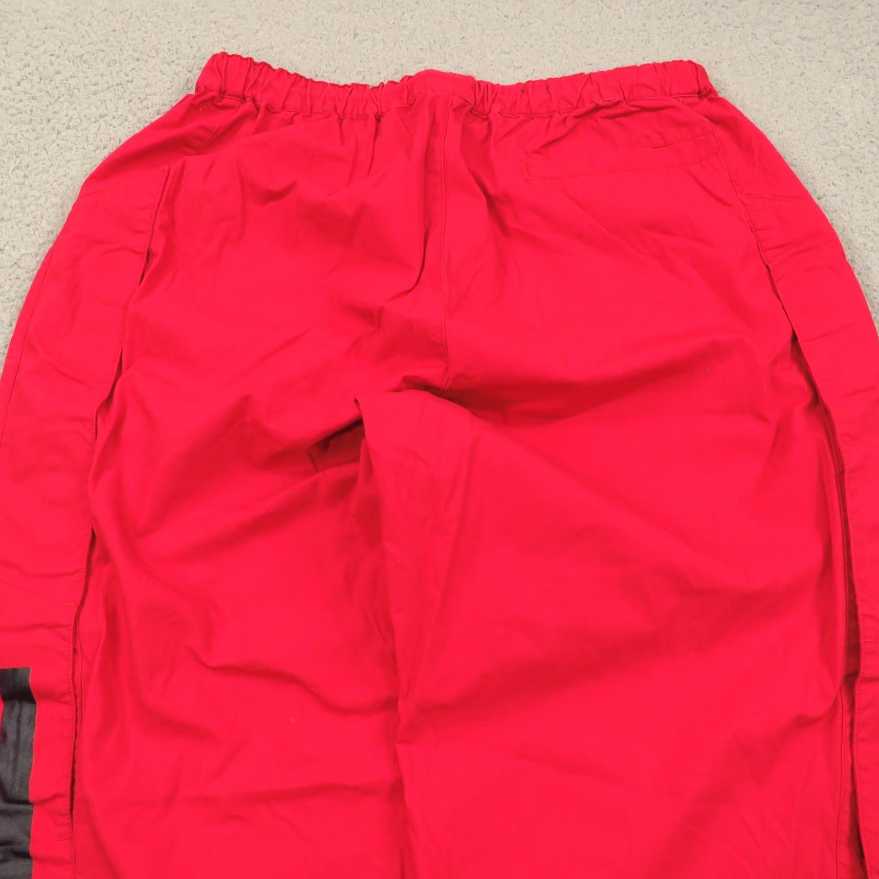 Tommy Hilfiger VINTAGE Tommy Hilfiger Baggy Pants Mens XL Y2K 10" Leg Opening Wide-Leg Grunge Tear Away 90s USA Skater Hip Hop Sports Track Pants Red Size US 36 / EU 52 - 6 Thumbnail
