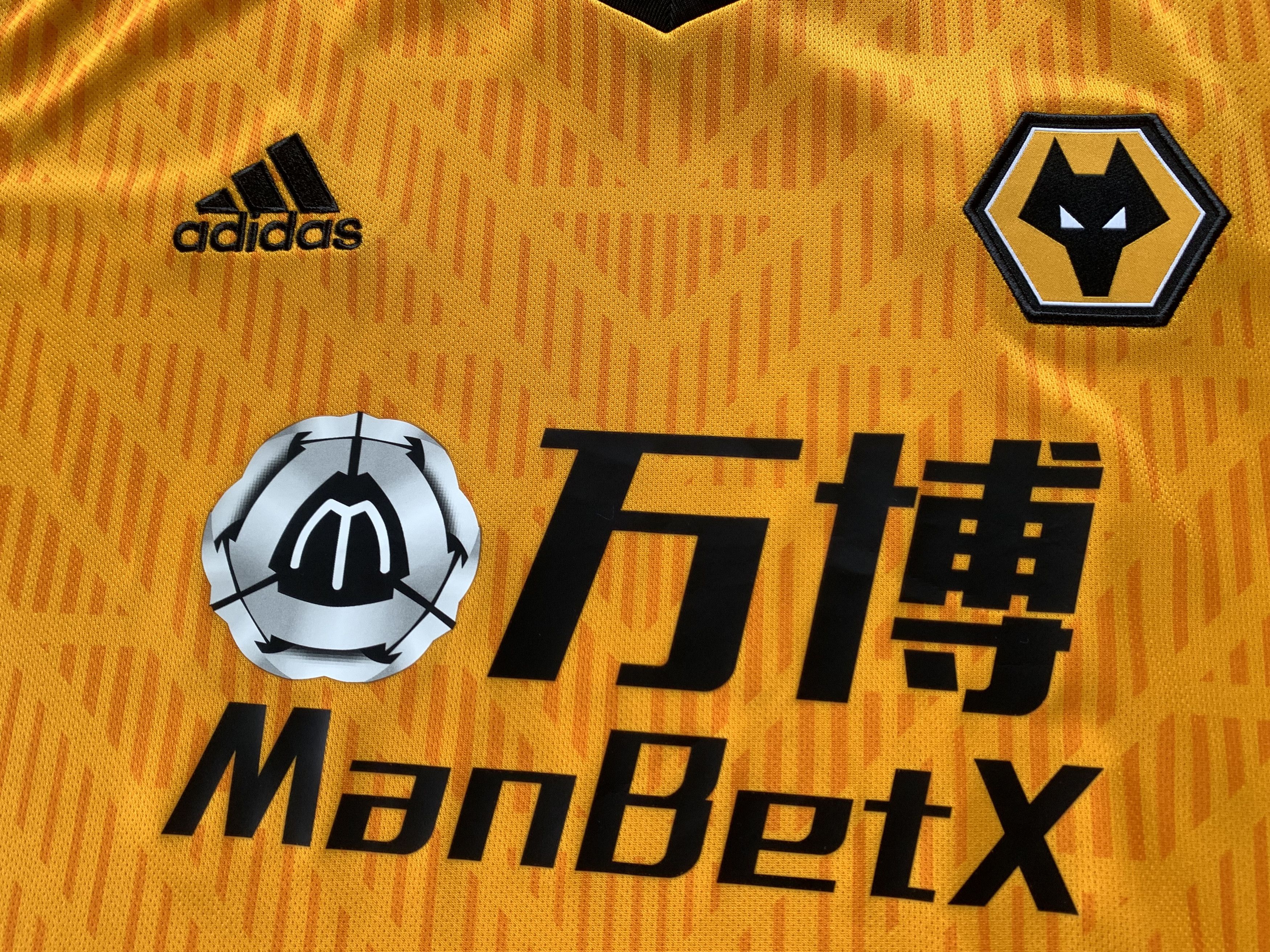 Adidas × Vintage Adidas Wolves Home Shirt Jersey 2020 Size US L / EU 52-54 / 3 - 5 Thumbnail