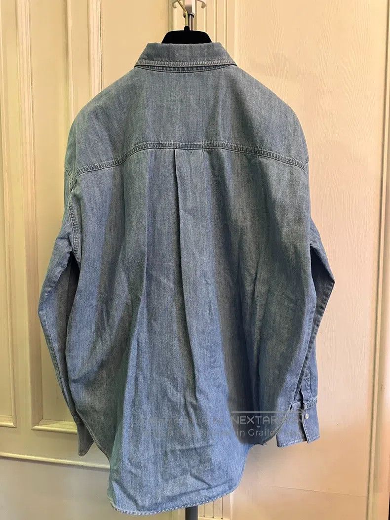 Brunello Cucinelli Brunello Cucinelli Women's denim shirt Size S / US 4 / IT 40 - 3 Thumbnail