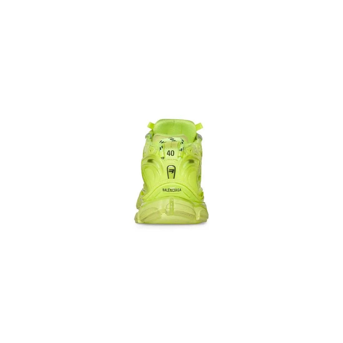 Balenciaga o1in1g0824 Runner Sneaker in Fluo Yellow Size US 10 / EU 43 - 5 Thumbnail
