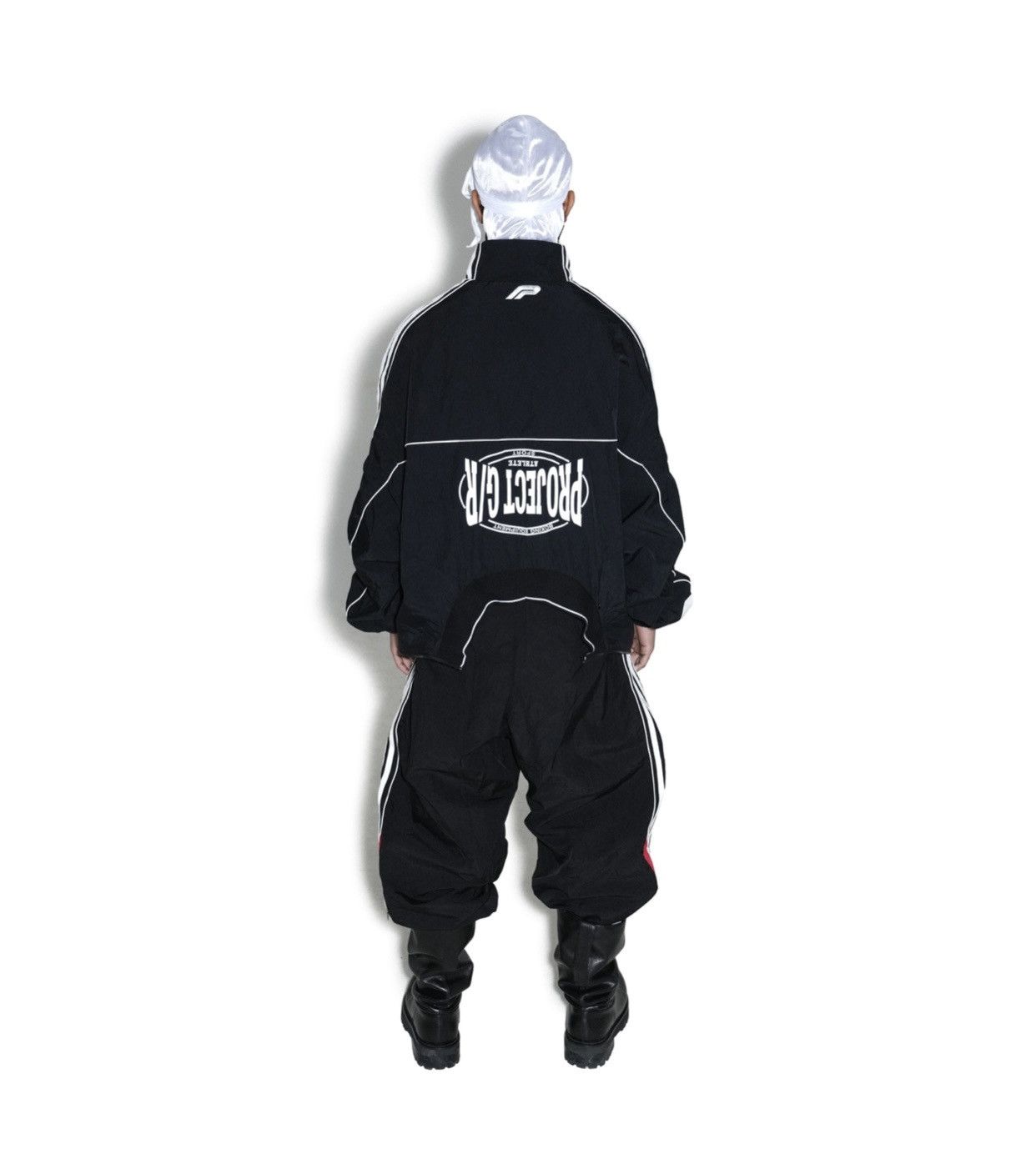 PROJECT GR UPSIDE DOWN TRACK JACKET - BLACK