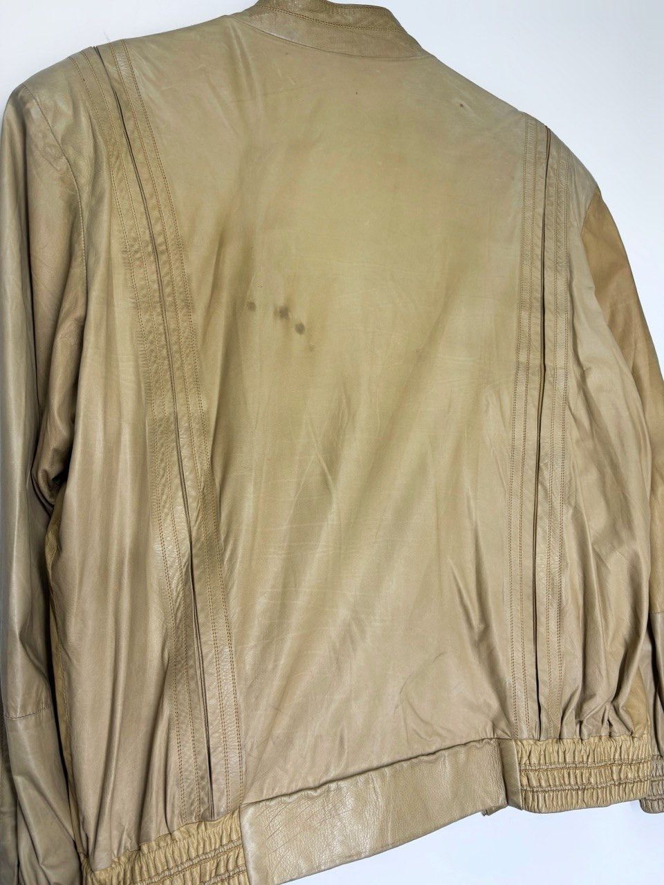 Zilli ZILLI Larsen Model Vintage Calf Leather Jacket Colonial Size US M / EU 48-50 / 2 - 19 Thumbnail