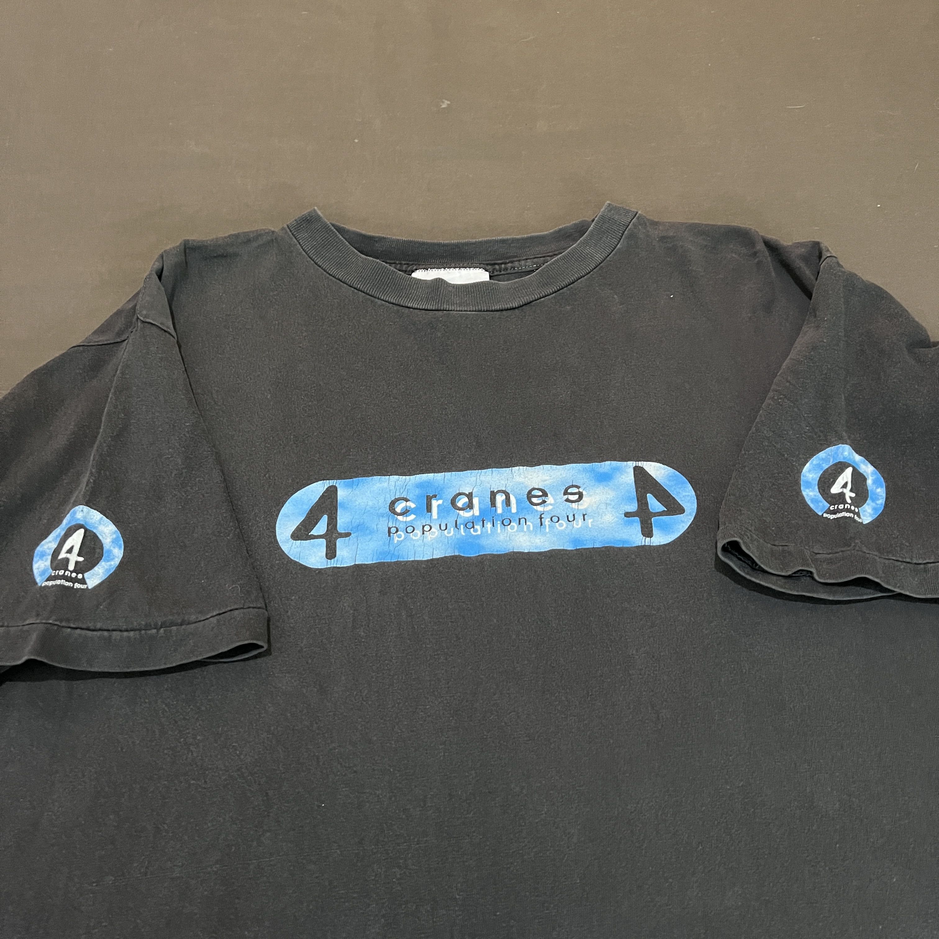 Band Tees × Vintage Vintage 90s Cranes Population Four Album Shoegaze Band Faded Size US XL / EU 56 / 4 - 2 Thumbnail