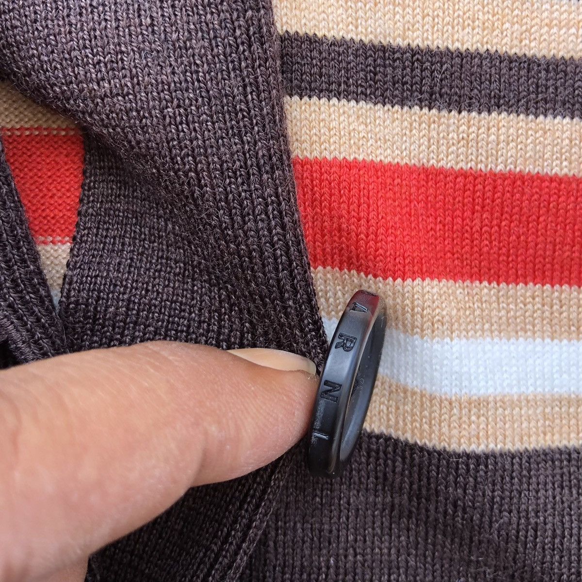 Marni × Uniqlo Marni x Uniqlo Marino Blend Striped Oversize Cardigan Size US XL / EU 56 / 4 - 6 Thumbnail