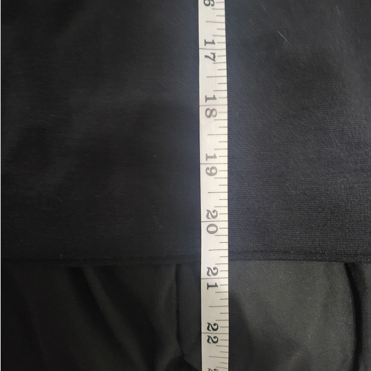 Worthington Worthington Modern Knit Gray & Black Pencil Skirt - Size 16 Size 38" / US 16 / IT 52 - 6 Thumbnail