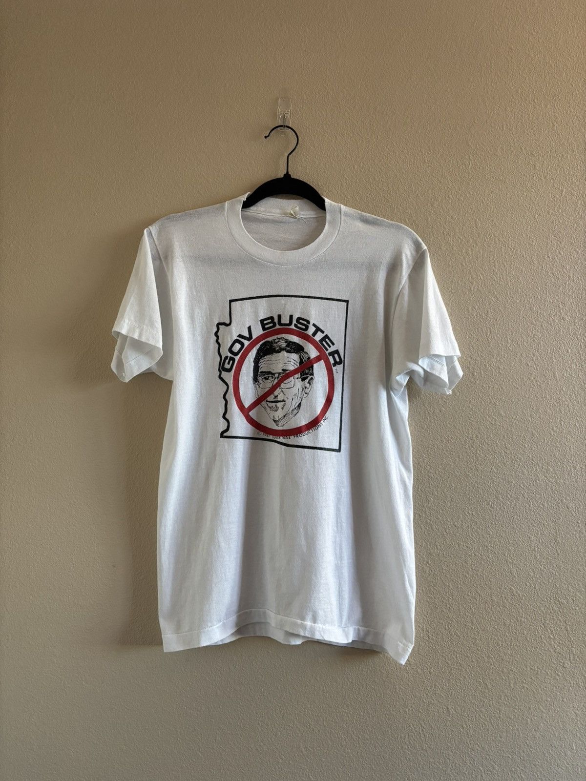 Vintage Vintage 1987 Grassroots Politics “Gov Buster” T-Shirt Size US M / EU 48-50 / 2 - 1 Thumbnail