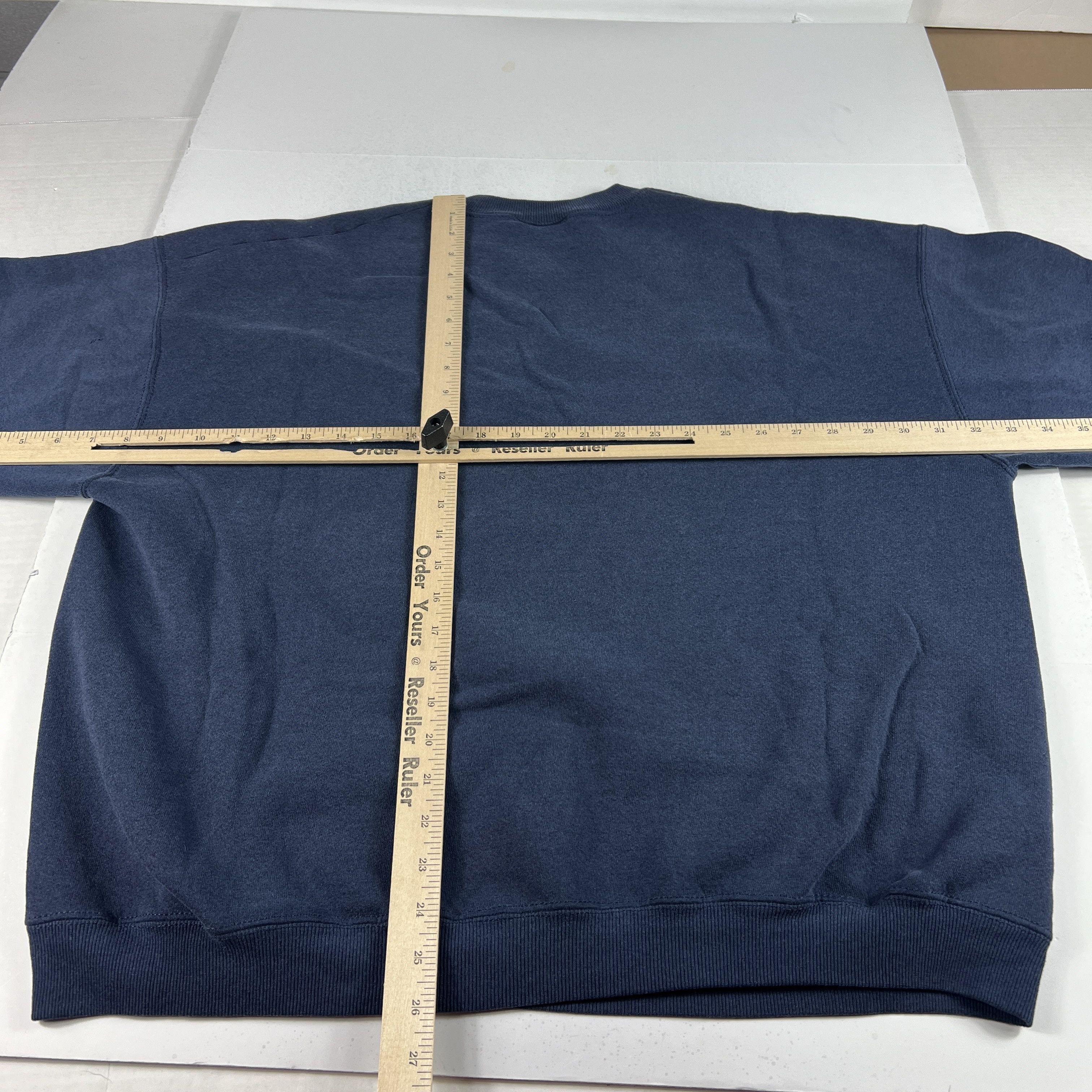 Lee × NBA × Vintage VTG Lee NBA Indiana Pacers Sweatshirt Blue Thrashed Crewneck Size US XXL / EU 58 / 5 - 14 Thumbnail