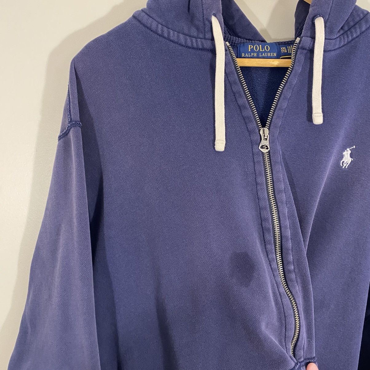 Polo Ralph Lauren × Vintage Vintage 90s Polo Ralph Lauren Zip Up Hoodie Sweatshirt Size US XL / EU 56 / 4 - 5 Thumbnail