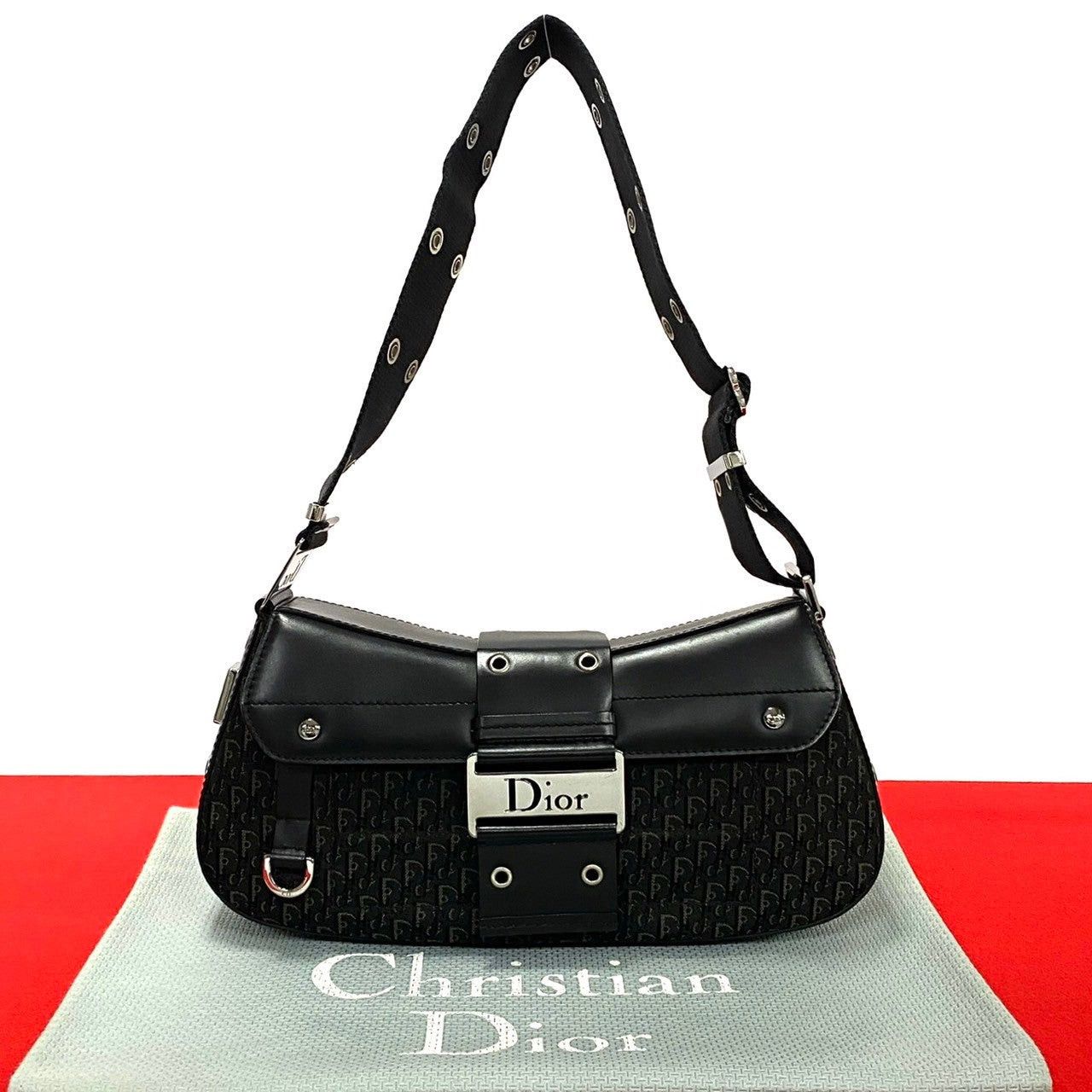 Dior Dior Shoulder Bag Black Canvas Size ONE SIZE - 1 Thumbnail